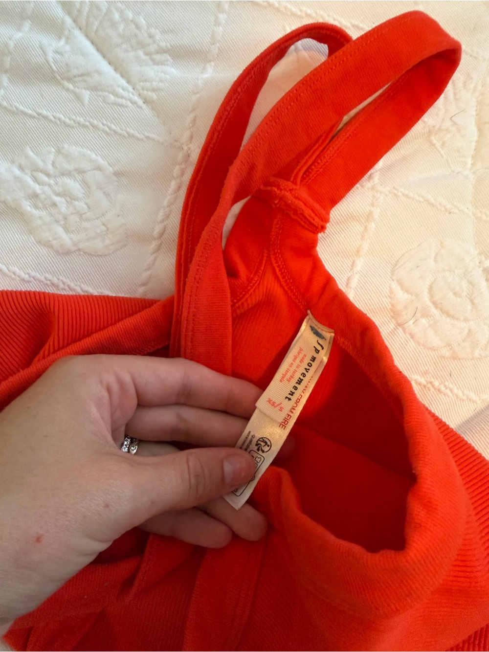 FREE PEOPLE RED TOP - Picture 7 of 8